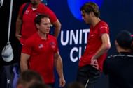 Michael Russell and Taylor Fritz at the 2025 United Cup - Source: Getty